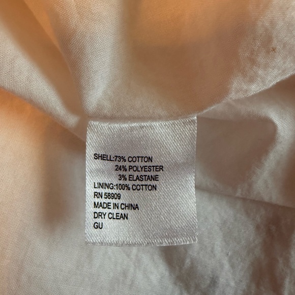 EUC ANTONIO MELANI White Puff Sleeve Midi Dress - Picture 5 of 5